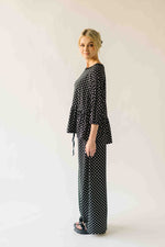 The Bauman Polka Dot Set in Black