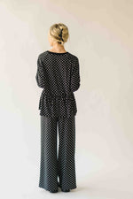 The Bauman Polka Dot Set in Black