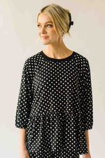 The Bauman Polka Dot Set in Black