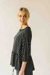 The Bauman Polka Dot Set in Black