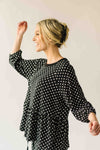 The Bauman Polka Dot Set in Black