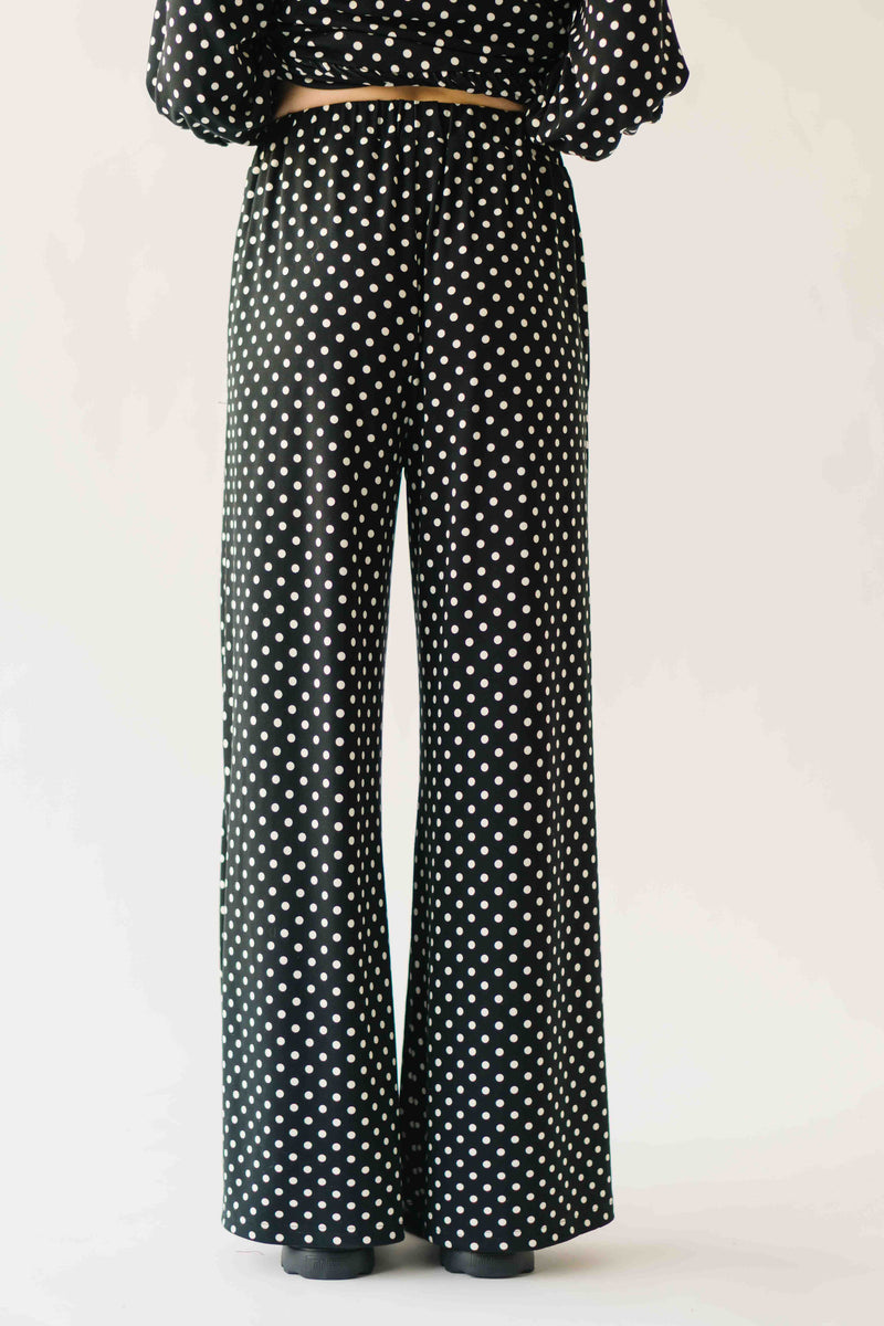 The Bauman Polka Dot Set in Black
