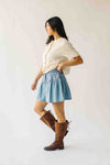 The Quinton Button-Up Blouse in Cream