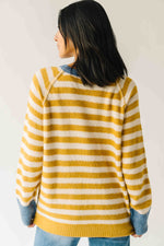 The Richardson Cardigan in Mustard Stripe