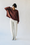 The Woodbridge Cropped Sweater in Espresso