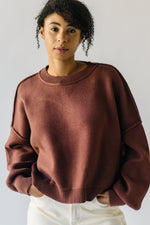 The Woodbridge Cropped Sweater in Espresso