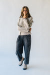 The Underly Knit Sweater in Taupe