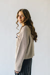 The Underly Knit Sweater in Taupe