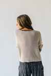 The Underly Knit Sweater in Taupe