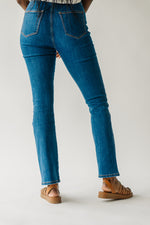 The Milford High Rise Bootcut Jean in Medium Blue