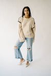 The Lauritzen Drop Shoulder Sweater in Sand