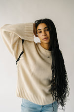 The Lauritzen Drop Shoulder Sweater in Sand