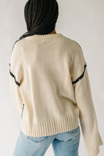 The Lauritzen Drop Shoulder Sweater in Sand