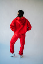 The Fey Smile Joggers in Red