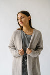 The Lammers Cardigan in Heather Stone