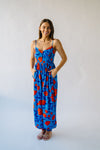 The Gillis Floral Jumpsuit in Blue Multi