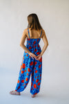 The Gillis Floral Jumpsuit in Blue Multi