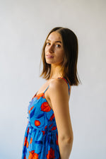 The Gillis Floral Jumpsuit in Blue Multi