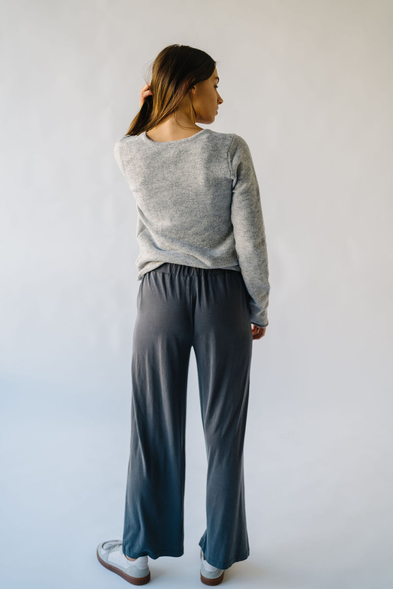 The Lavaka Lightweight Sweater in Grey