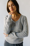 The Lavaka Lightweight Sweater in Grey