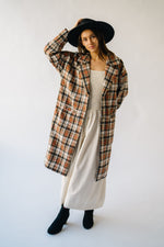 The Javin Tweed Coat in Rust