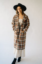 The Javin Tweed Coat in Rust