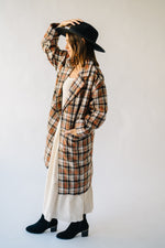 The Javin Tweed Coat in Rust