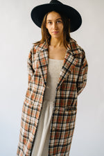 The Javin Tweed Coat in Rust