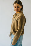 The Trenton Cinch Detail Jacket in Khaki