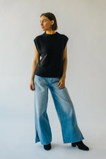 The Alantis Knit Vest in Black