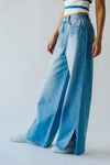 The Phineas High Rise Wide Leg Jean in Medium Blue