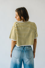 The McGregor Striped Tee in Mustard + White