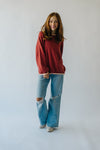 The Avimore Marled Sweater in Rust