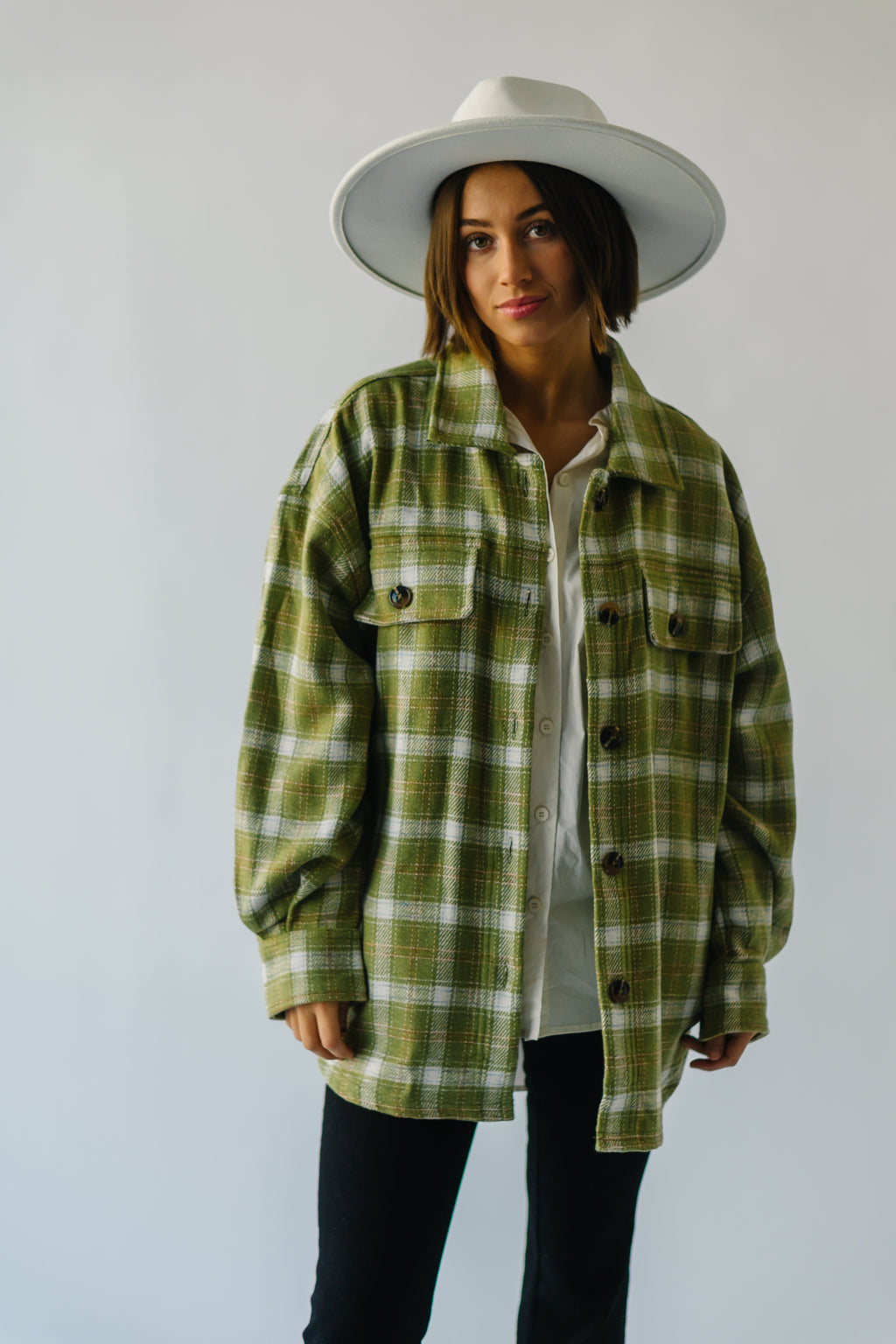 Urban Daizy Oversized Flannel Plaid Shirt Medium