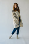 The Newberry Embroidered Cardigan in Cream