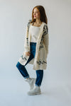 The Newberry Embroidered Cardigan in Cream