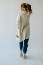 The Newberry Embroidered Cardigan in Cream