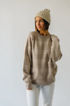 The Epworth Plaid Sweater in Taupe