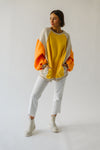 The Gifford Colorblock Sweater in Yellow Multi