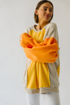 The Gifford Colorblock Sweater in Yellow Multi