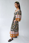 The Irby Patterned Maxi Dress in Black Floral