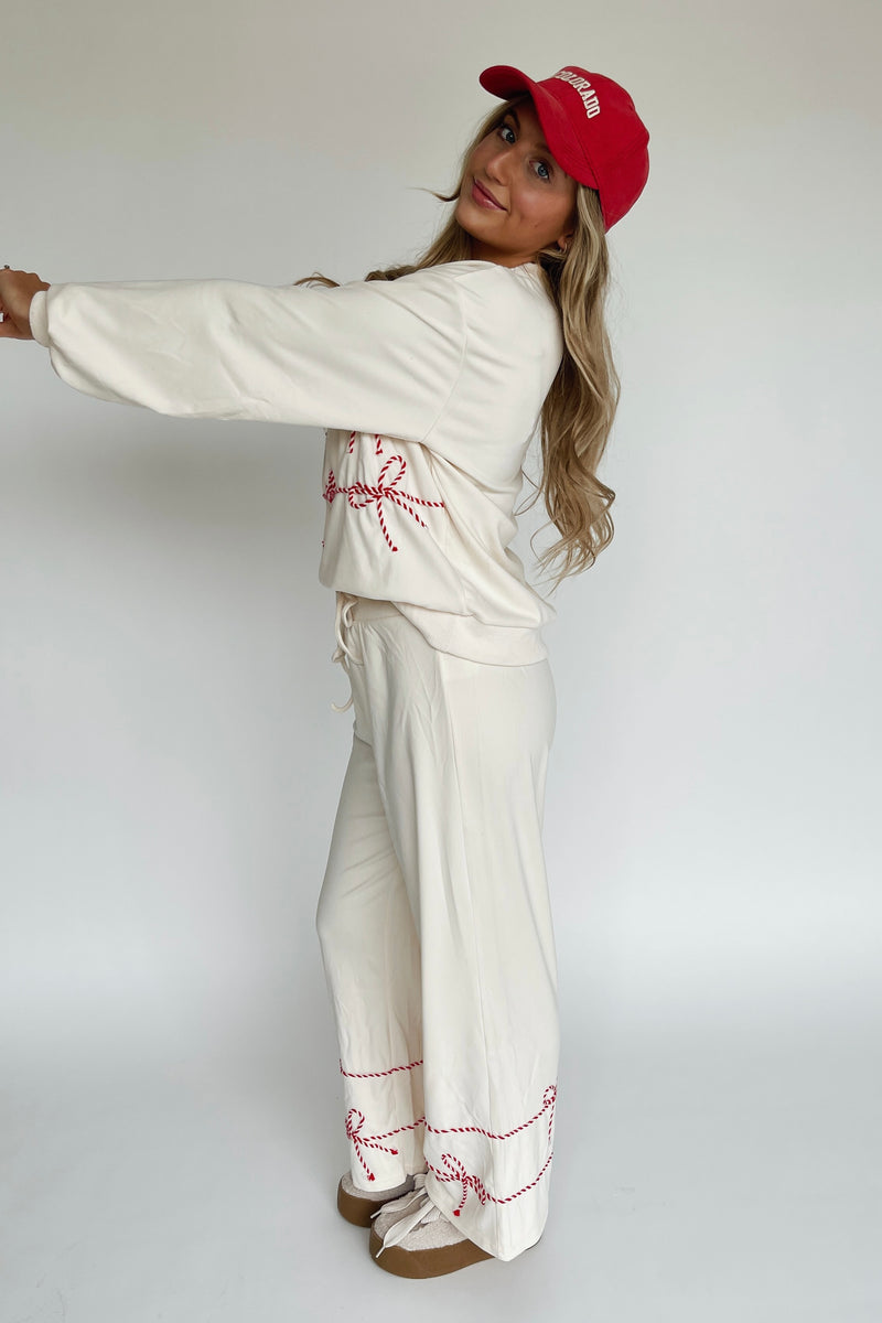 The Torgerson Relaxed Straight Leg Pant in Cream