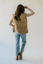 The Hamden Puffer Vest in Mocha