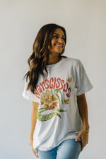 The December Narcissus Tee Vintage White