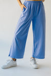 The Miami Smile Embroidered Pant in Periwinkle