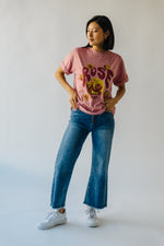 The June Rose Tee in Dusty Pink