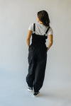 The Kensington Cargo Jumpsuit in Black