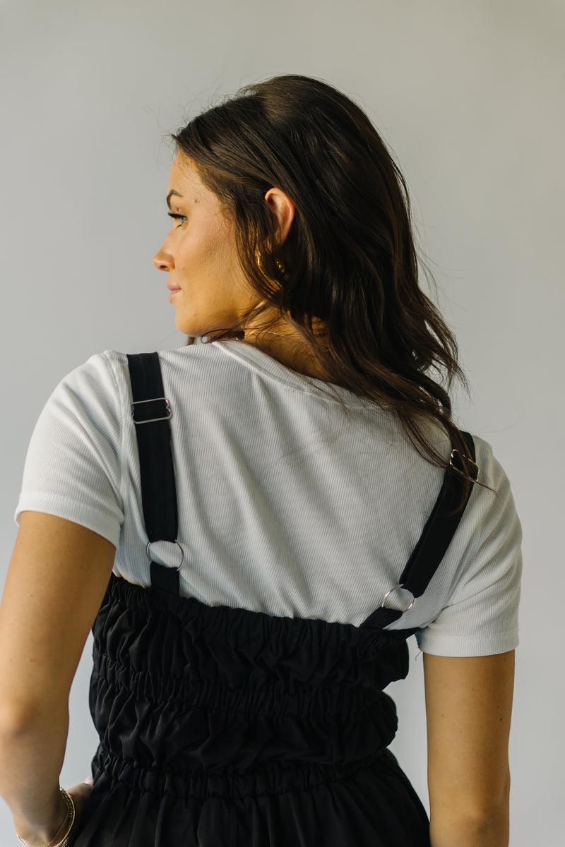The Kensington Cargo Jumpsuit in Black