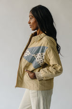 The Gladiolus Patchwork Jacket in Khaki