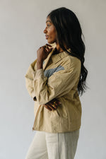 The Gladiolus Patchwork Jacket in Khaki